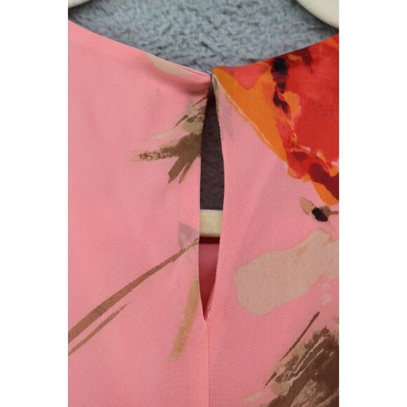 Lauren Ralph Lauren Chiffon Floral Dress-Size 8-Cottagecore-Lined-Black Label - Picture 8 of 8